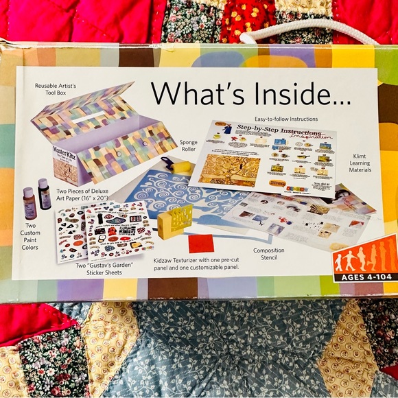 KidZaw MasterKitz Gustav Klimt The Tree of Life Kids Art Kit - Picture 8 of 12